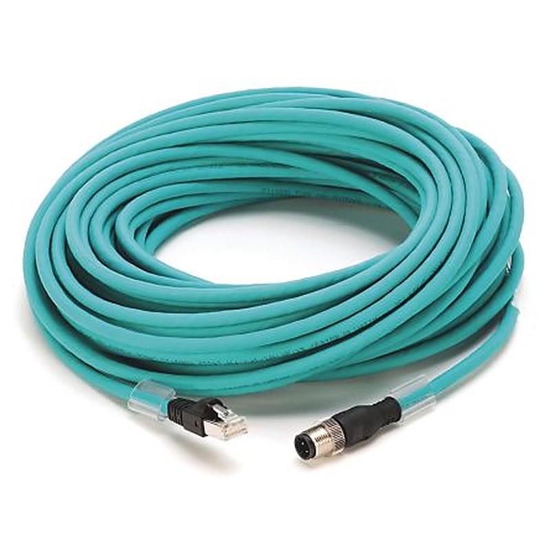 Allen Bradley 1585D, 20 m Cat5e Ethernet Cable, Green Thermoplastic Elastomer Sheath, Unshielded