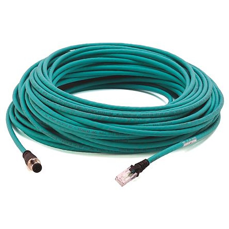 Allen Bradley 1585D, 30 m Cat5e Ethernet Cable, Green Thermoplastic Elastomer Sheath, Unshielded