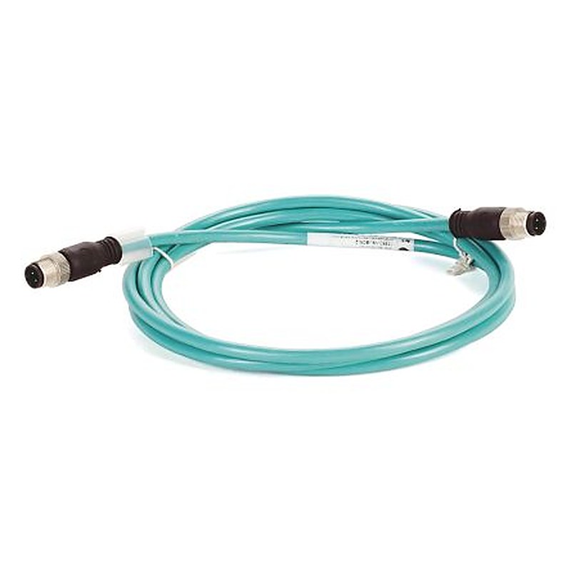 Allen Bradley 1585D, 300 mm Cat5e Ethernet Cable, Green Polyurethane Sheath, Braid, Foil