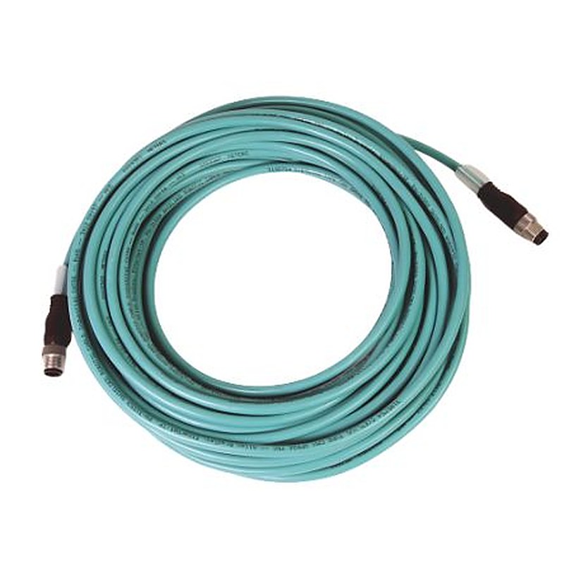 Allen Bradley 1585D, 20 m Cat5e Ethernet Cable, Green Polyurethane Sheath, Braid, Foil