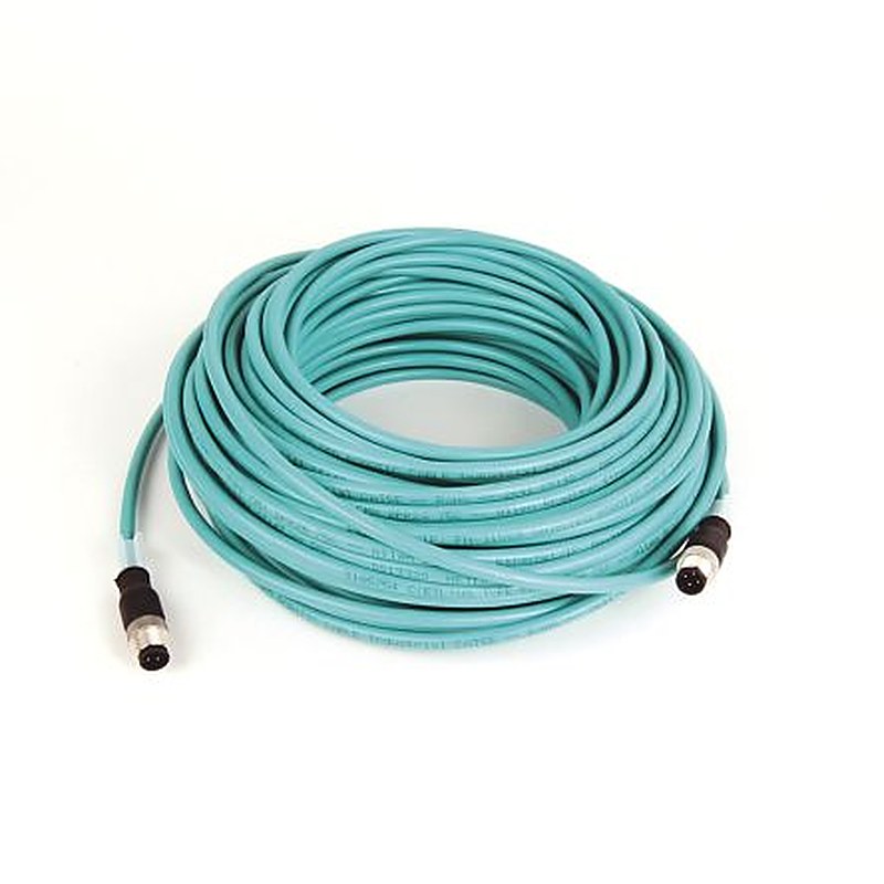Allen Bradley 1585D, 3 m Cat5e Ethernet Cable, Green Polyurethane Sheath, Braid, Foil
