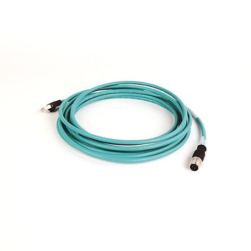 Allen Bradley 1585D, 5 m Cat5e Ethernet Cable, Green Polyvinyl Chloride Sheath, Braid, Foil