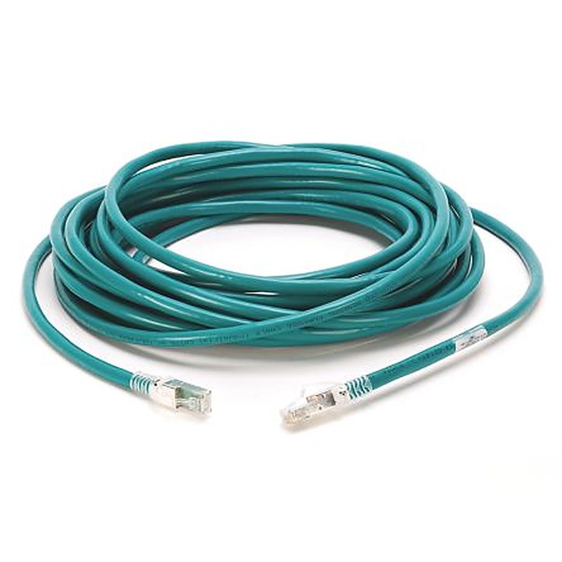 Allen Bradley 1585J, 3 m Cat5e Ethernet Cable, Green Thermoplastic Elastomer Sheath, Unshielded