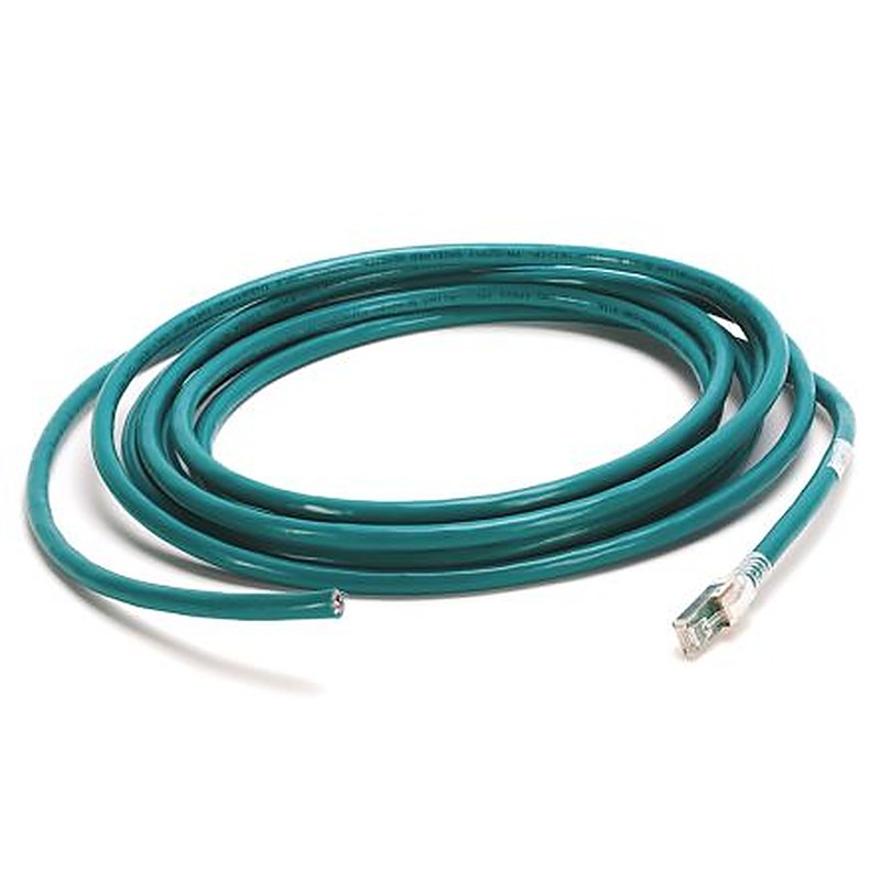 Allen Bradley 1585J, 2 m Cat5e Ethernet Cable, Green Polyvinyl Chloride Sheath, Unshielded