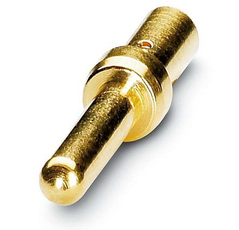 Phoenix Contact Male Crimp Circular Connector Contact, Contact Size 1 mm, Wire Size 0.08mm², 0.22 mm²