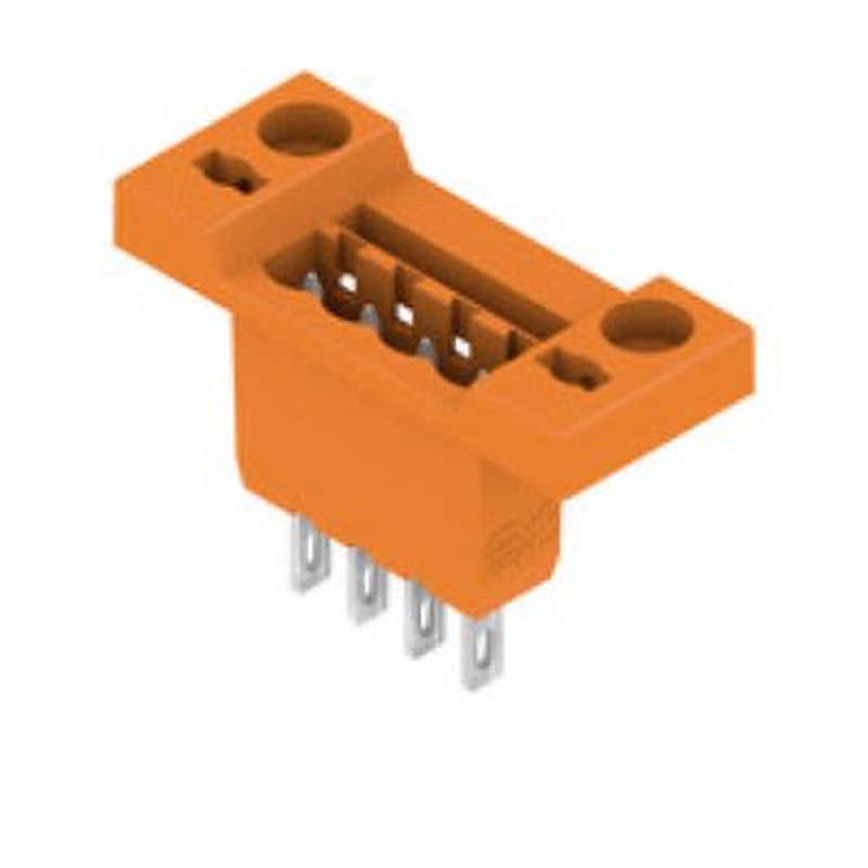 Weidmüller OMNIMATE Signal Series Pluggable Terminal Block, 4-Contact, 5.08 mm Pitch, Panel, 1 Row Solder