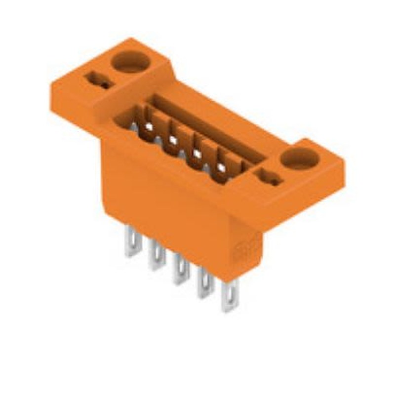 Weidmüller OMNIMATE Signal Series Pluggable Terminal Block, 5-Contact, 5.08 mm Pitch, Panel, 1 Row Solder