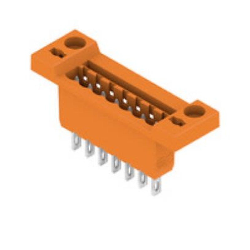 Weidmüller OMNIMATE Signal Series Pluggable Terminal Block, 7-Contact, 5.08 mm Pitch, Panel, 1 Row Solder
