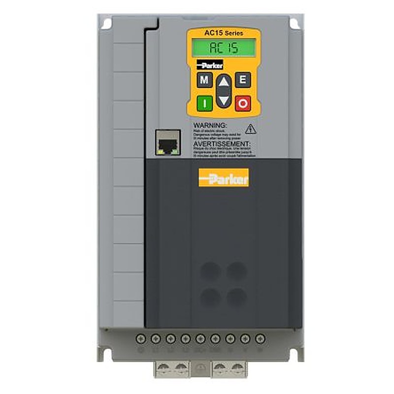 Parker Variable Speed Drive, 7.5 kW, 3 Phase, AC15 Series 480V ac 17 A