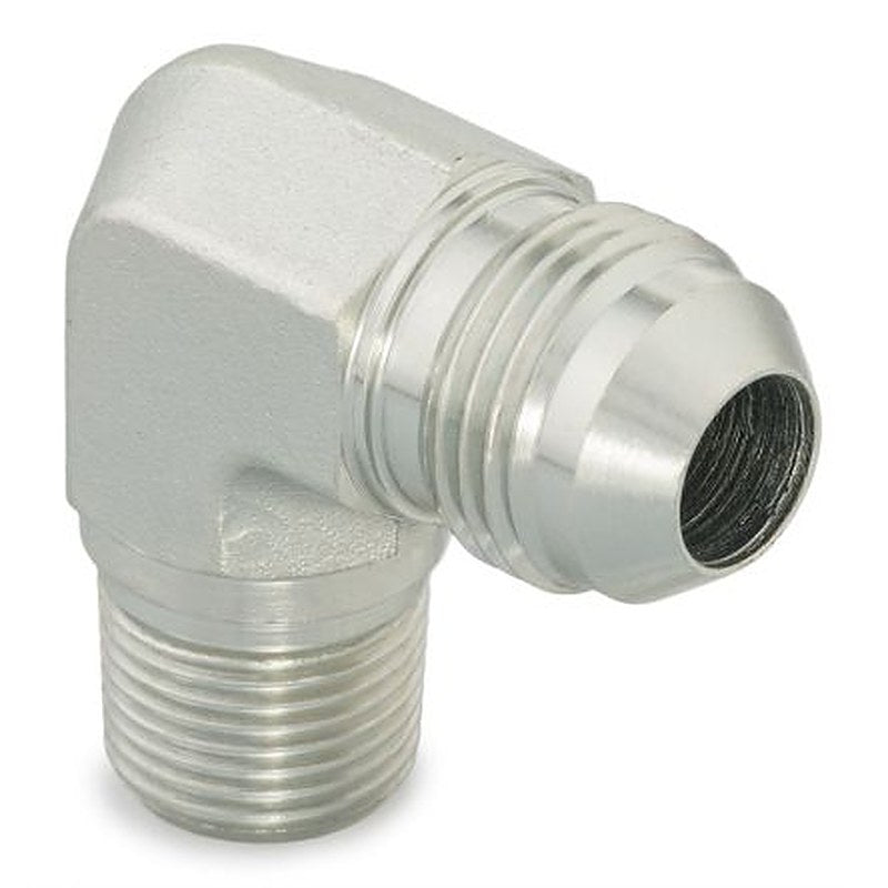 Parker 16-12C3MXS Hydraulic Fitting Male R, 90 °, Steel, 1 in Hose ID