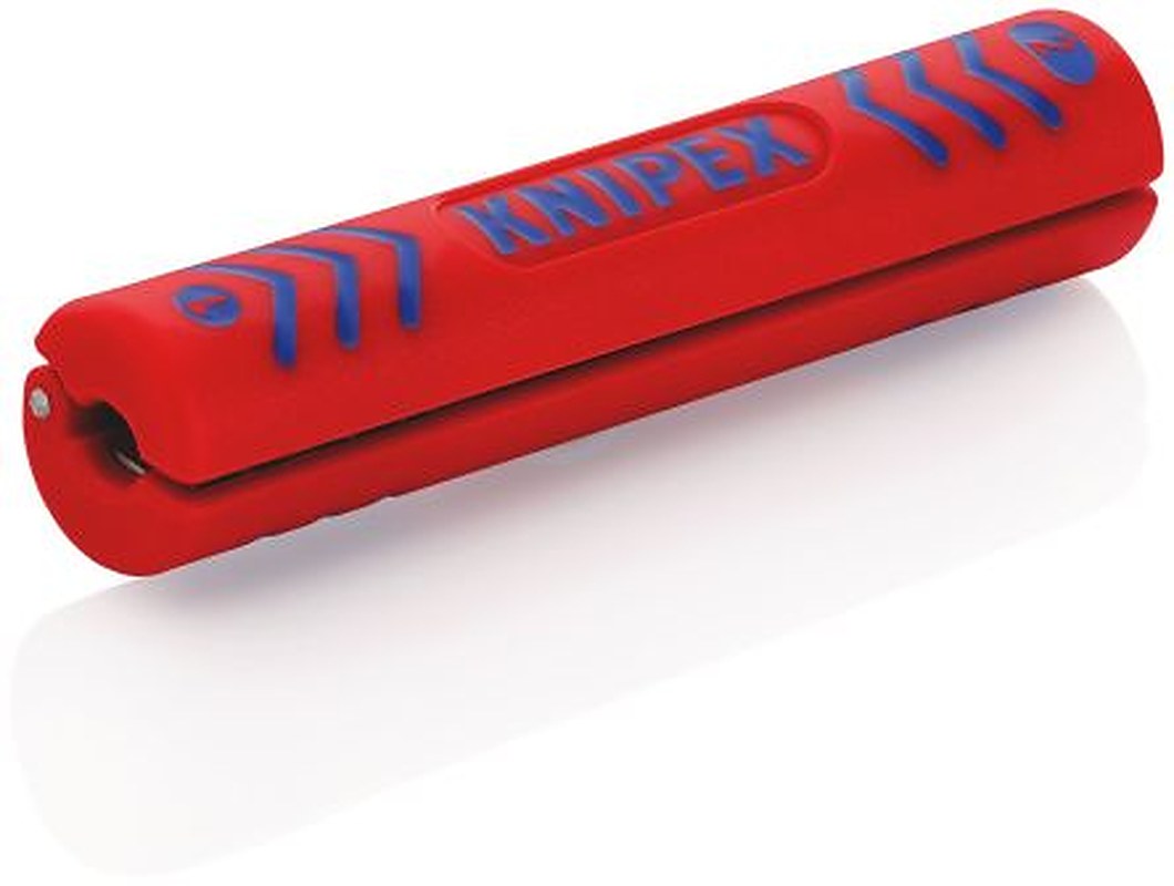 Knipex 16 Series Coaxial Comfort Grip, Insulated Wire Stripper, 4.8 to 7.5 mm, 100 mm Overall