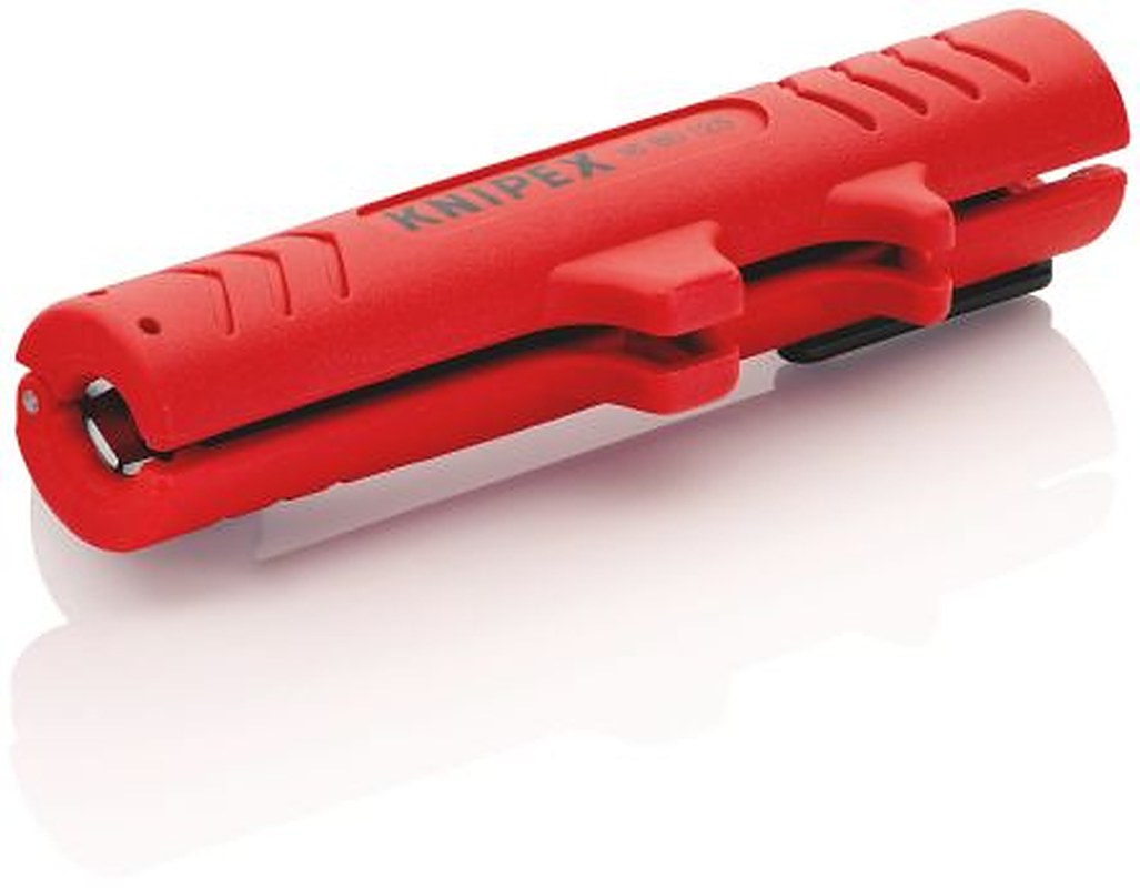 Knipex 16 Series Round Comfort Grip, Insulated Wire Stripper, 8 to 13 mm, 125 mm Overall