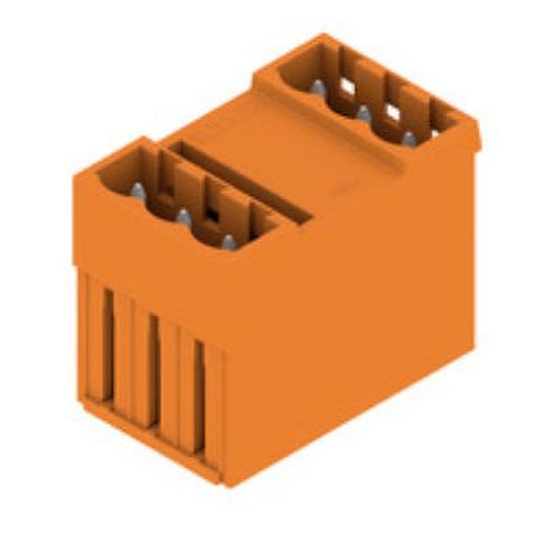 Weidmüller OMNIMATE Signal Series Pluggable Terminal Block, 6-Contact, 5.08 mm Pitch, PCB, 2 Row Solder