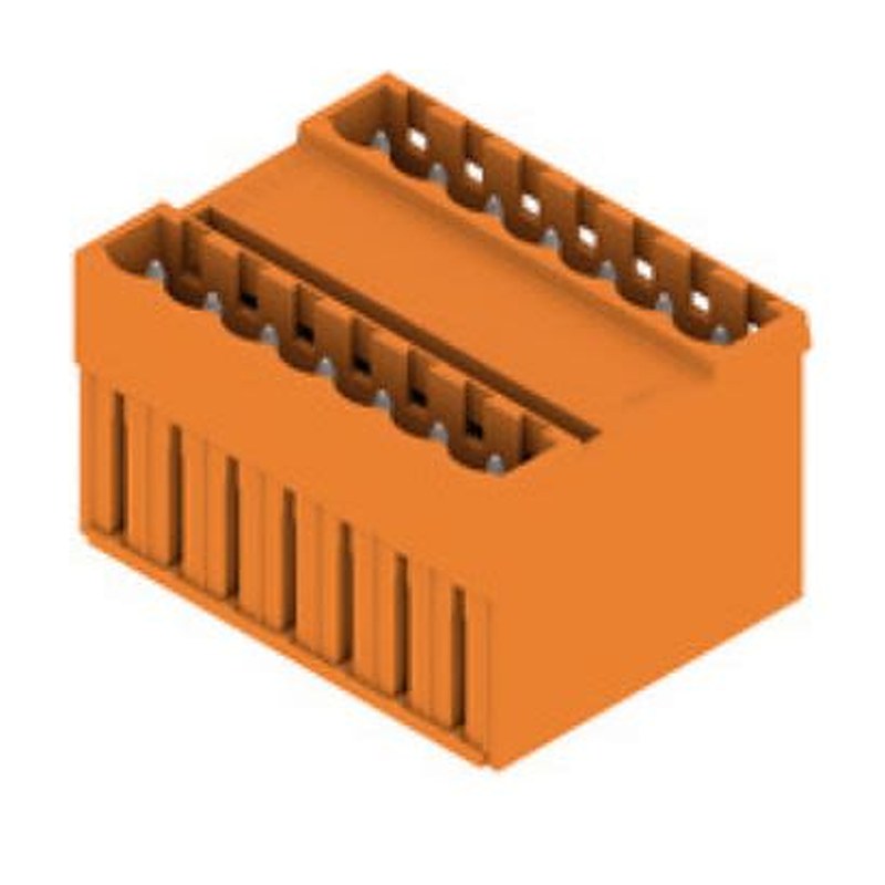 Weidmüller OMNIMATE Signal Series Pluggable Terminal Block, 14-Contact, 5.08 mm Pitch, PCB, 2 Row Solder