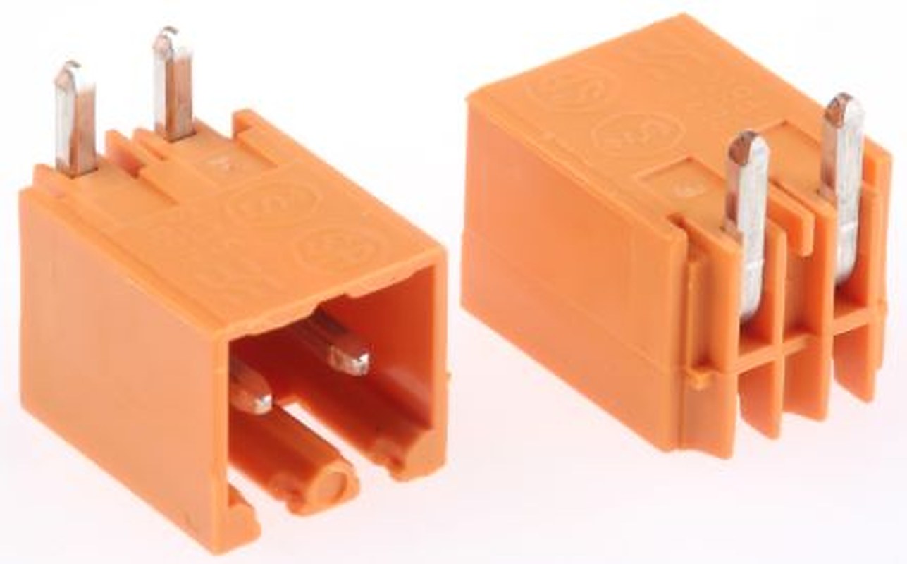 Weidmüller OMNIMATE SL Series Pluggable Terminal Block, 2-Contact, 3.5 mm Pitch, 1 Row