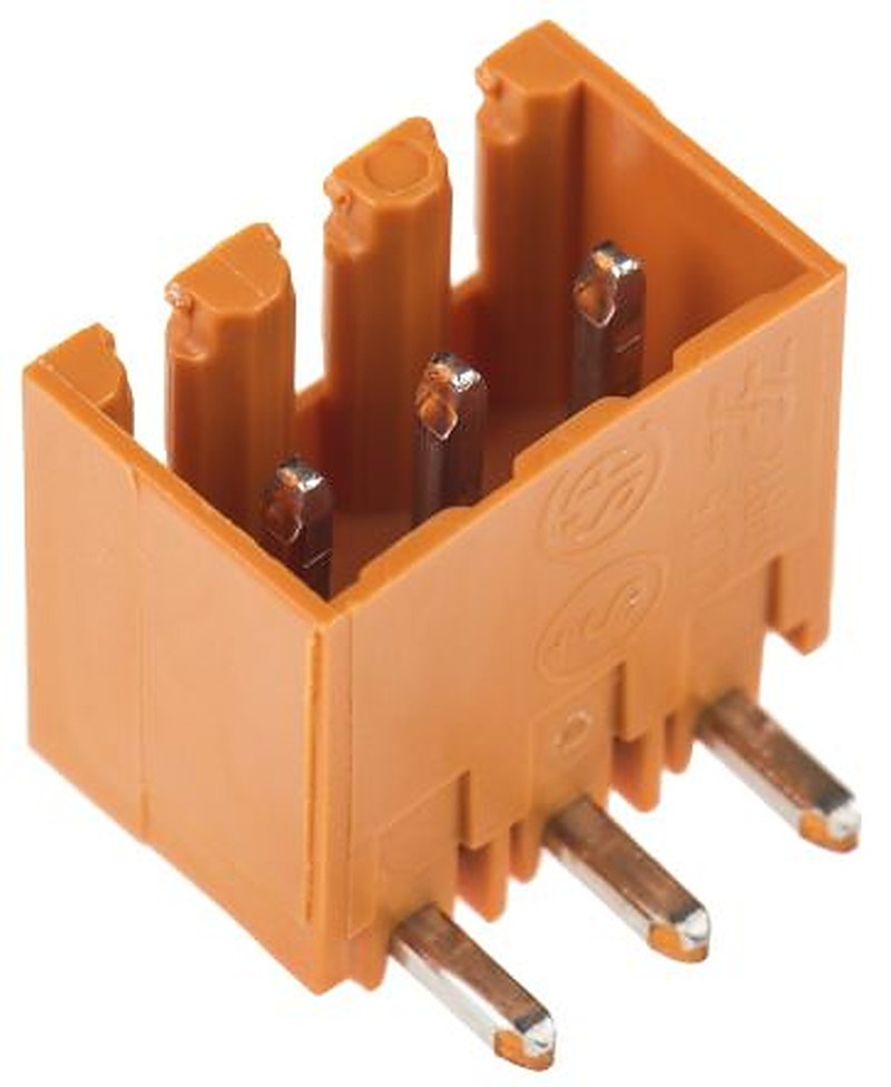 Weidmüller OMNIMATE SL Series Pluggable Terminal Block, 3-Contact, 3.5 mm Pitch, 1 Row, 1605080000