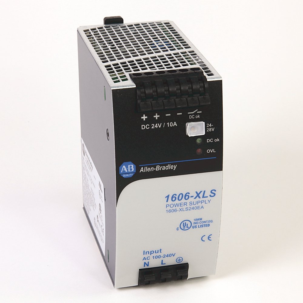 1606-XLS240E: Performance Power Supply, 24-28V DC, 240 W, 120/240V AC / 100-150V DC Input Voltage
