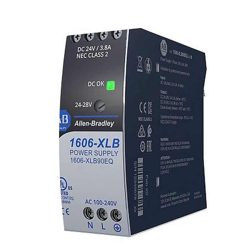 Allen Bradley 1606 Switched Mode DIN Rail Power Supply 240V ac 24V dc, 3.75 A Output 480 W