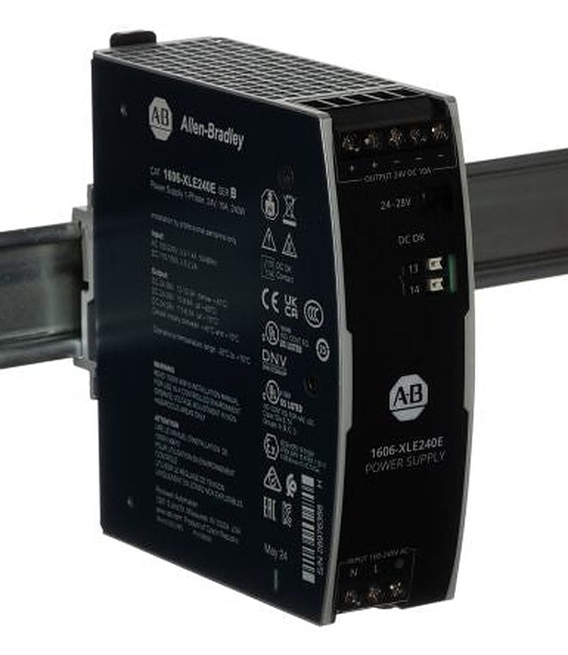Allen Bradley 1606 Switched Mode DIN Rail Power Supply 150 V dc, 240V ac AC/DC Input 24V dc, 10 A Output 480 W