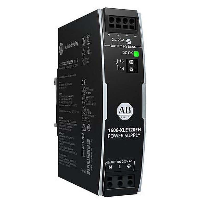 Allen Bradley 1606 Switched Mode DIN Rail Power Supply 150 V dc, 240V ac AC/DC Input 24V dc, 10 A Output 480 W