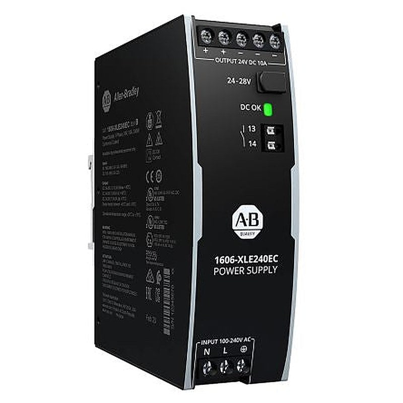 Allen Bradley 1606 Switched Mode DIN Rail Power Supply 300 V dc, 240V ac AC/DC Input 24V dc, 10 A Output DC 240 W
