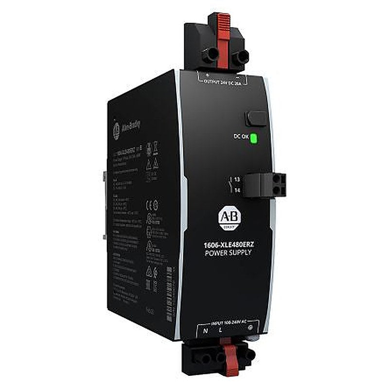 Allen Bradley 1606 Switched Mode DIN Rail Power Supply 150 V dc, 240V ac AC/DC Input 24V dc, 20 A Output DC 480 W