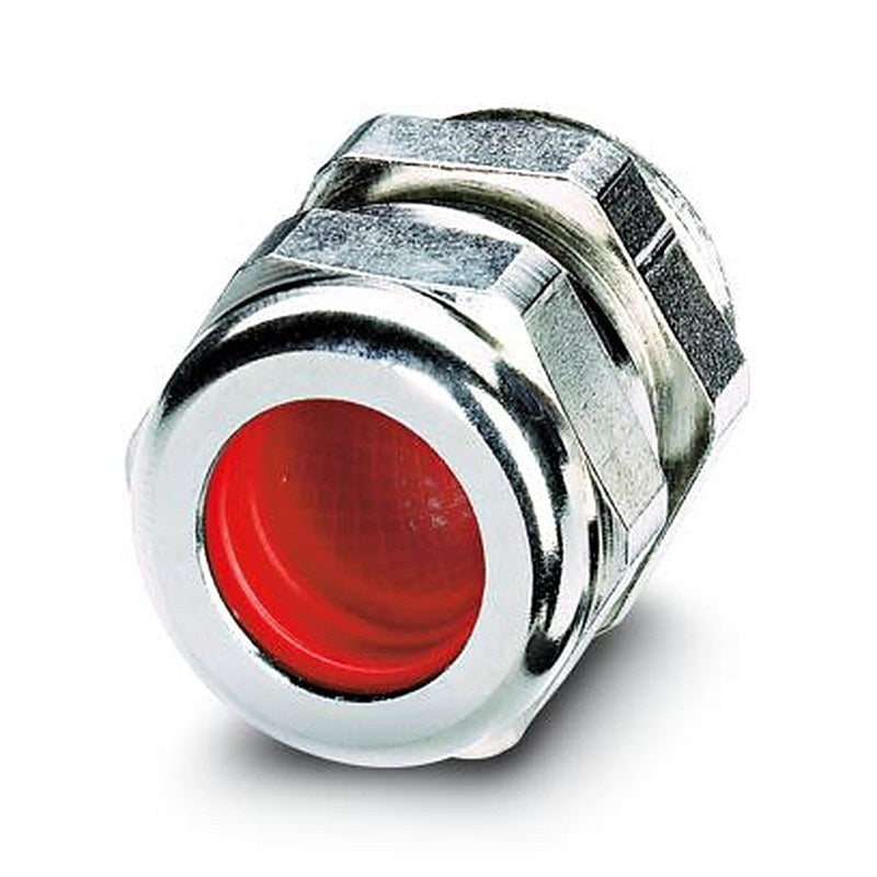 Phoenix Contact Brass Nickel Plated Brass Cable Gland, M20 x 1.5 Thread, 9 mm min., 13 mm max., IP68