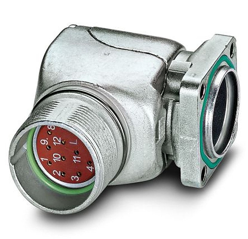 Phoenix Contact Circular Connector, 12 Contacts, Panel Mount, M23 Connector, Plug, Male, IP67, RF Series