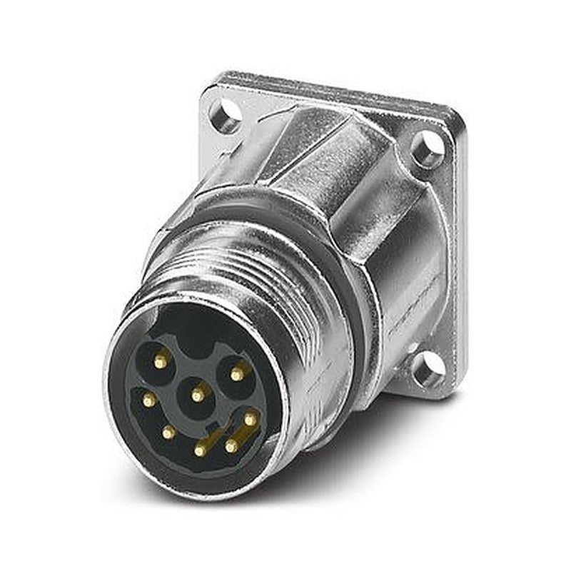 Phoenix Contact Circular Connector, 17 Contacts, Front, Front, M17 Connector, Plug, Male, IP67, ST Series