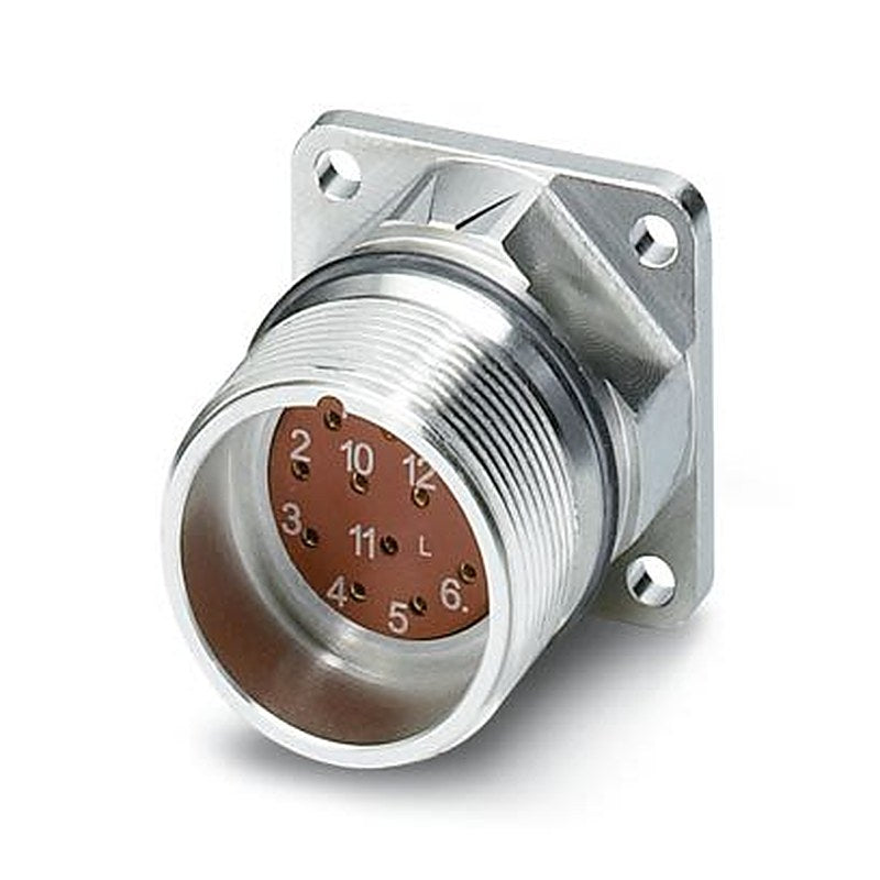 Phoenix Contact Circular Connector, 17 Contacts, Front, M23 Connector, Plug, Male, IP67, RF Series