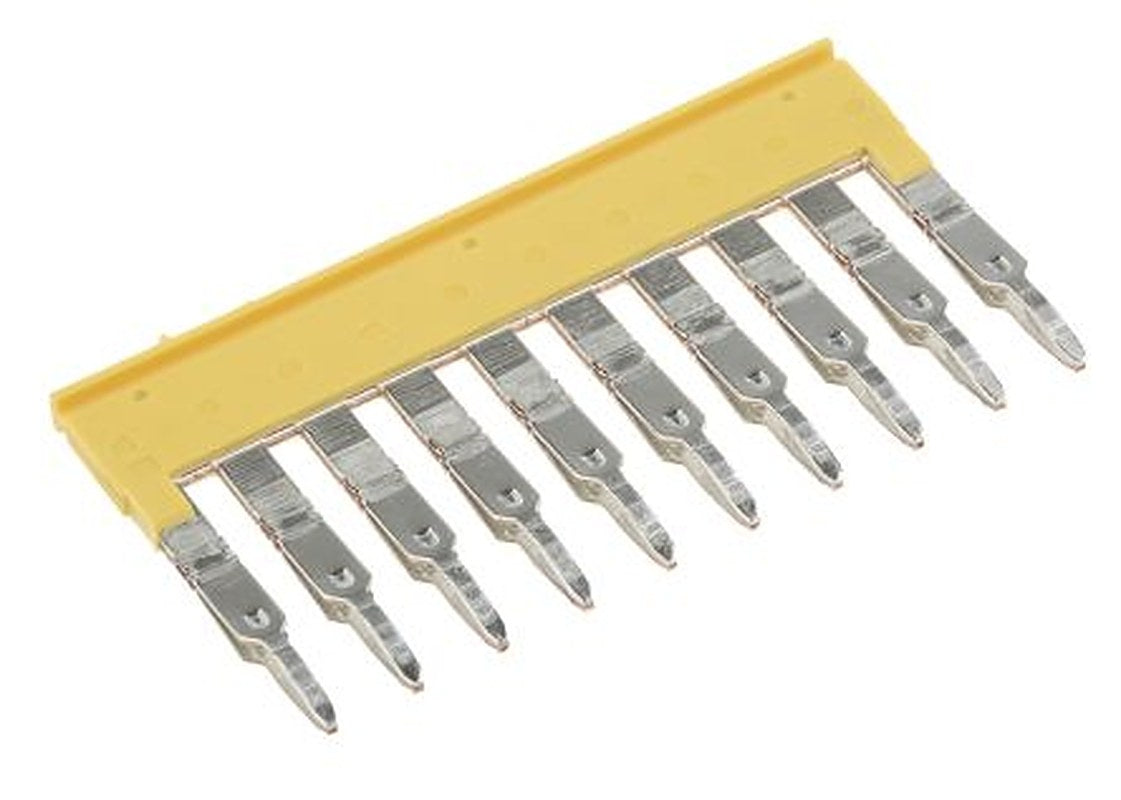 Weidmüller ZQV Series Jumper Bar for Use with DIN Rail Terminal Blocks