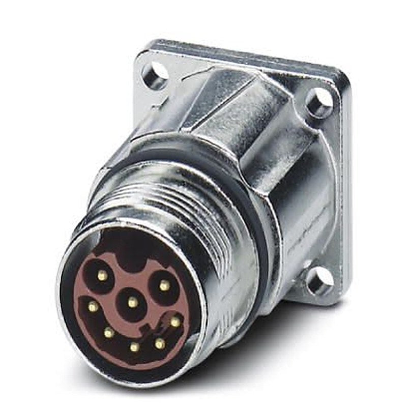 Phoenix Contact Circular Connector, 8 Contacts, Front, M17 Connector, Plug, Male, IP67, ST Series
