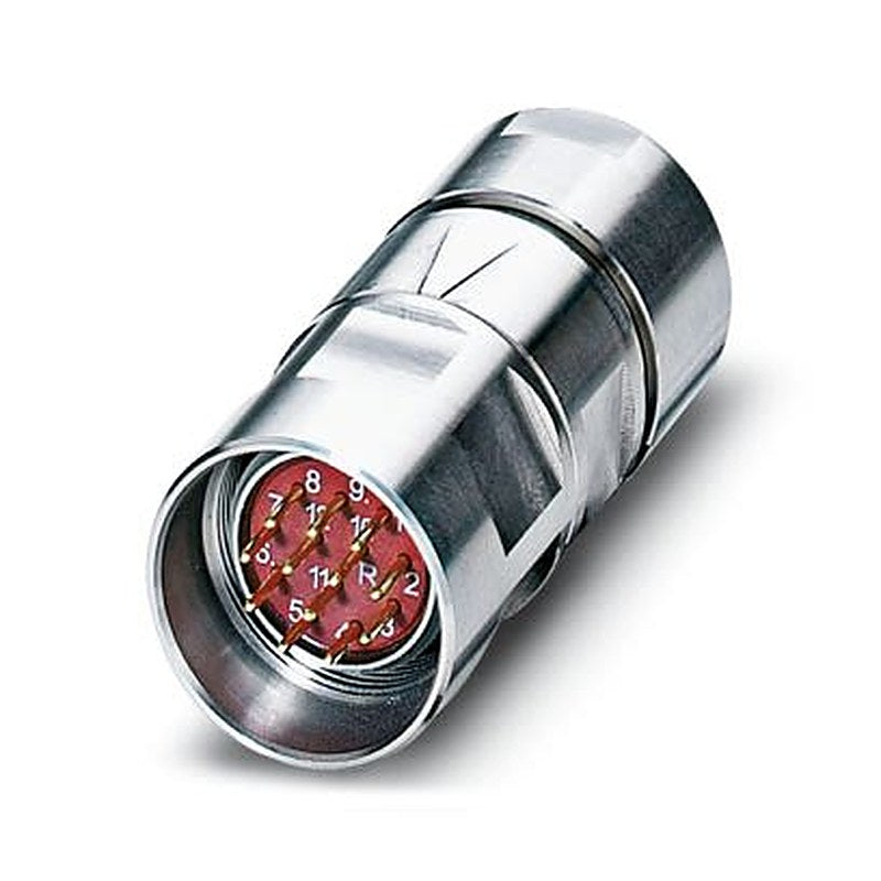 Phoenix Contact Connector, 6 Contacts, Cable, M23 Connector, Plug, Male, IP67, RF Series