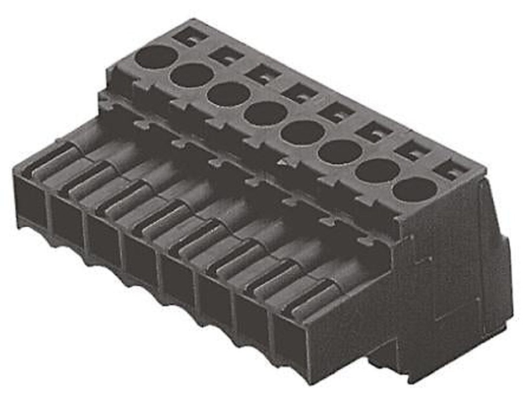 Weidmüller BL Series Pluggable Terminal Block, 8-Contact, 3.5 mm Pitch, 1 Row