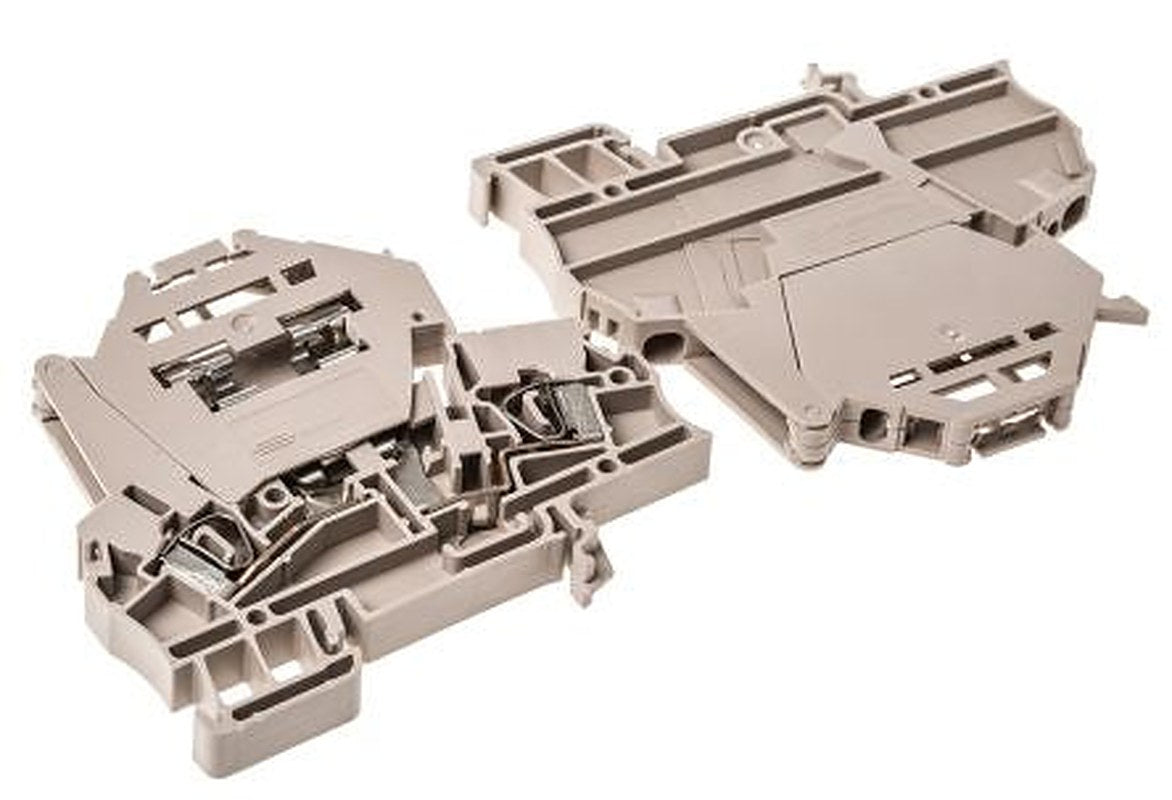 Weidmüller 1616400000 ZSI Series Fused DIN Rail Terminal Beige, 2.5mm², 1-Level Fused, Clamp