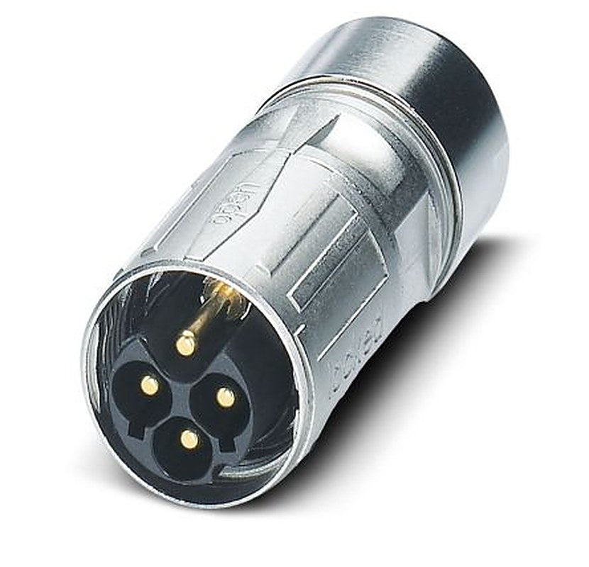 Phoenix Contact Circular Connector, 4 Contacts, Free Hanging, M17 Connector, Plug, Male, IP67, ST Series