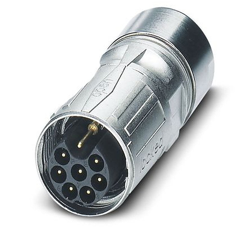 Phoenix Contact Circular Connector, 9 Contacts, Free Hanging, M17 Connector, Plug, Male, IP67, ST Series