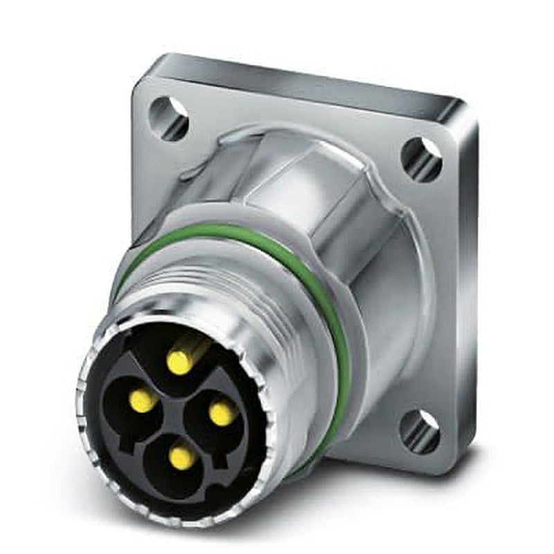 Phoenix Contact Circular Connector, 4 Contacts, Front, M17 Connector, Plug, Male, IP67, ST Series