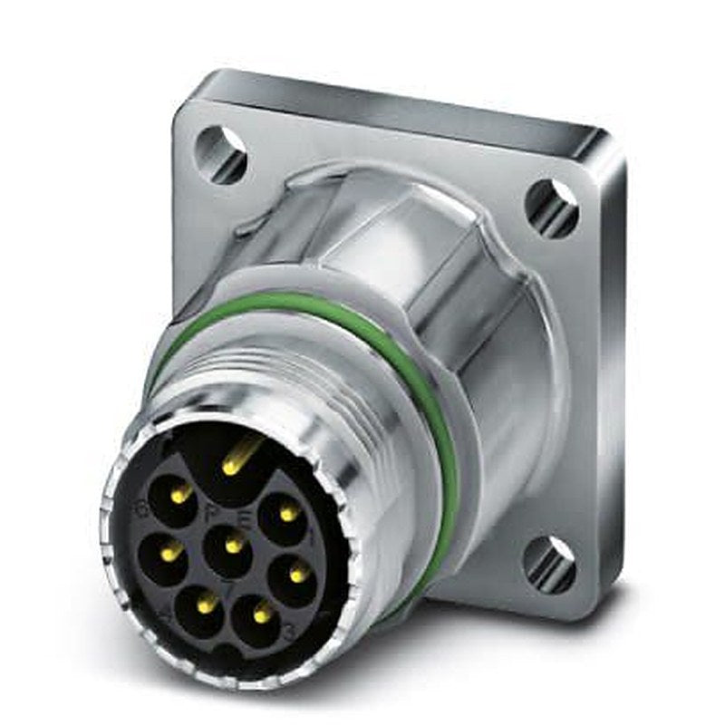 Phoenix Contact Circular Connector, 8 Contacts, Front, M17 Connector, Plug, Male, IP67, ST Series
