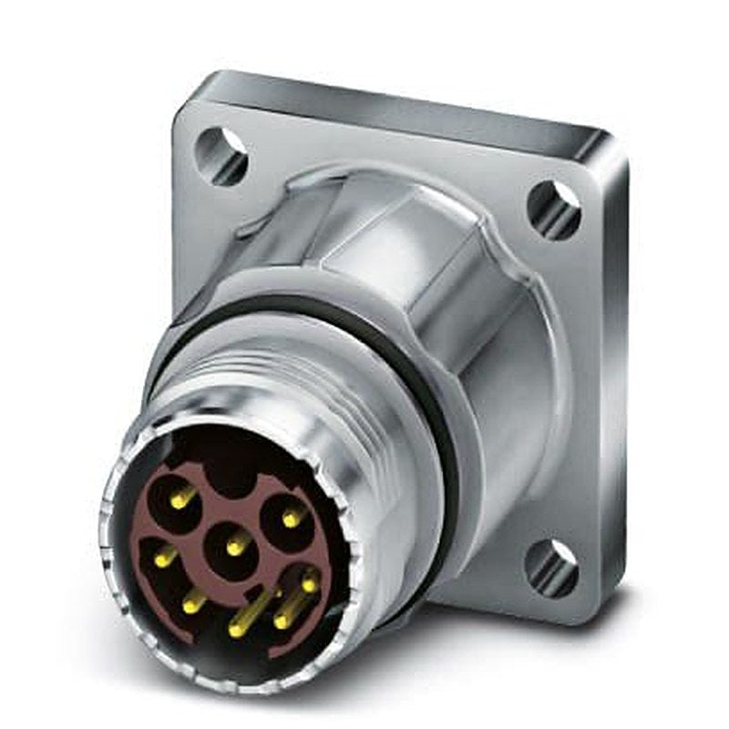 Phoenix Contact Circular Connector, 17 Contacts, Front, M17 Connector, Plug, Male, IP67, ST Series