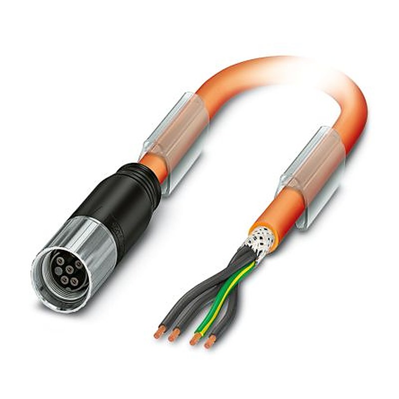 Phoenix Contact KST, 2 m 6 Core Power Cable Polyurethane 80 °C