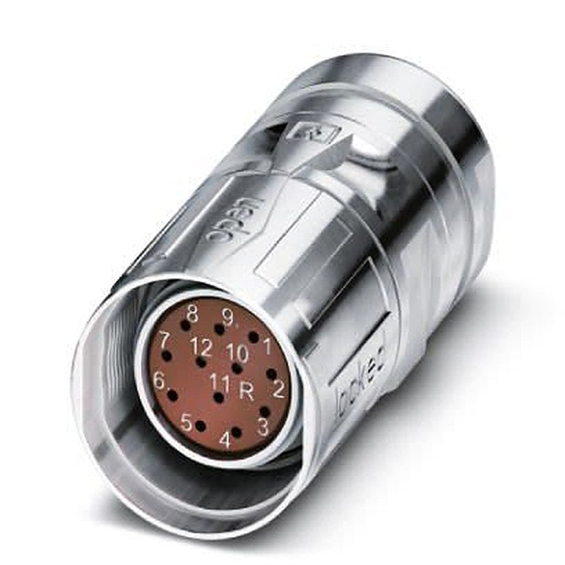 Phoenix Contact Circular Connector, 12 Contacts, Front, M23 Connector, Socket, Female, IP67, SL Series
