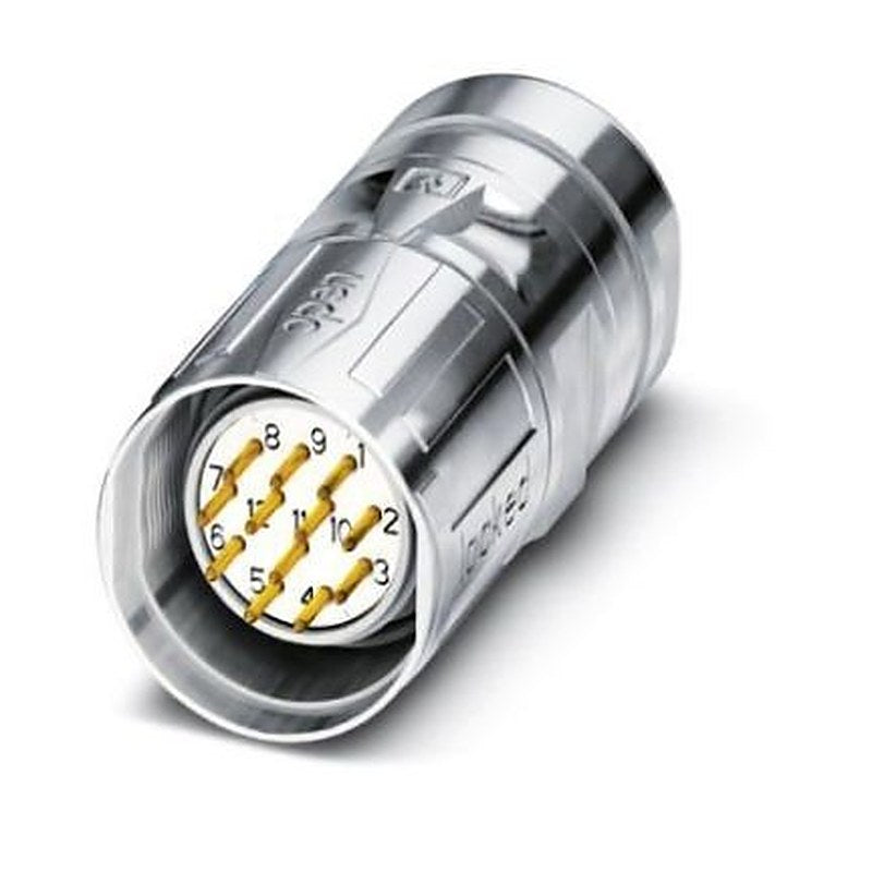 Phoenix Contact Circular Connector, 12 Contacts, Cable, M23 Connector, Plug, Male, IP67, SL Series