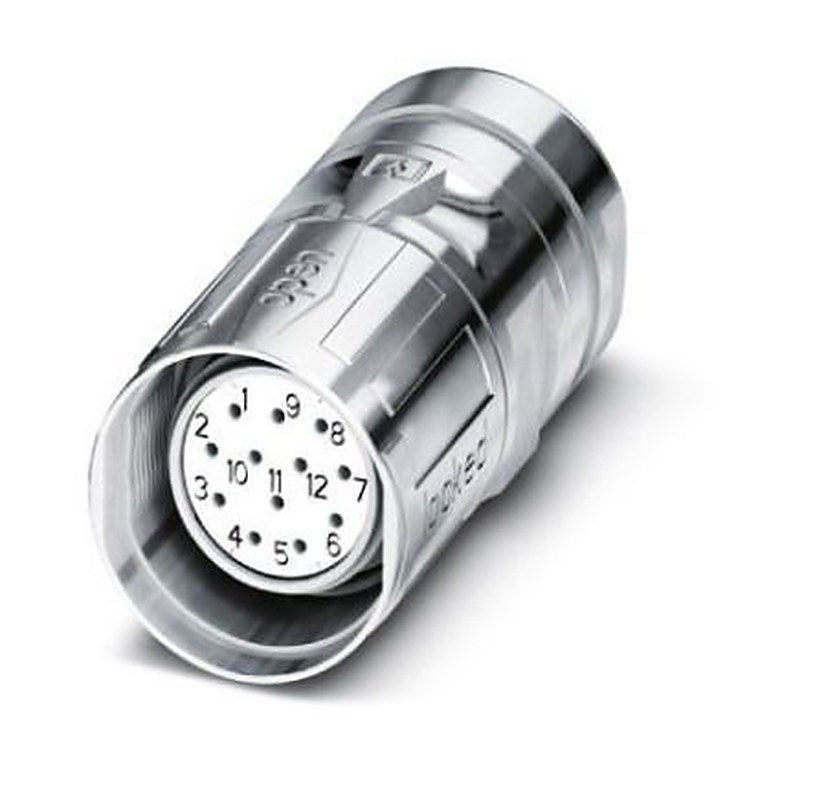 Phoenix Contact Circular Connector, 12 Contacts, Cable, M23 Connector, Socket, Female, IP67, CA Series