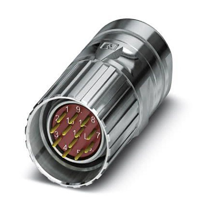 Phoenix Contact Circular Connector, 12 Contacts, Cable, M23 Connector, Plug, Male, IP67, CA Series