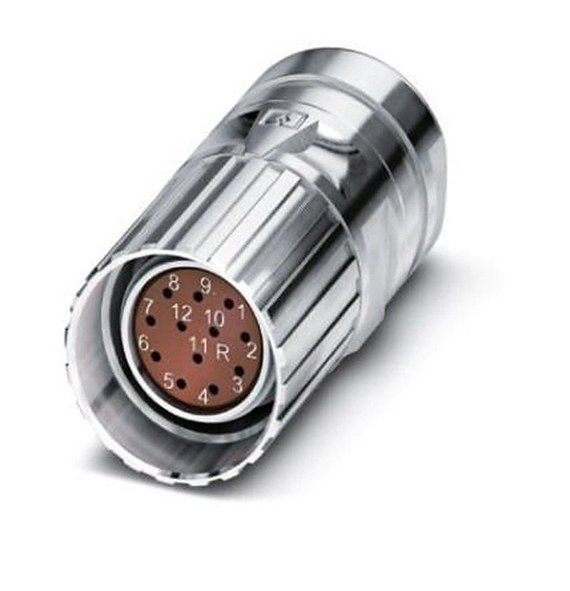 Phoenix Contact Circular Connector, 12 Contacts, Cable, M23 Connector, Socket, Female, IP67, CA Series