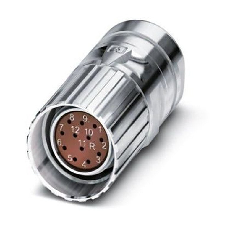 Phoenix Contact Circular Connector, 12 Contacts, Cable, M23 Connector, Socket, Female, IP67, CA Series