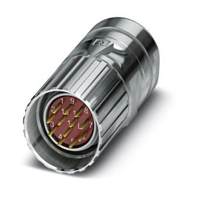 Phoenix Contact Circular Connector, 12 Contacts, Cable, M23 Connector, Plug, Male, IP67, CA Series