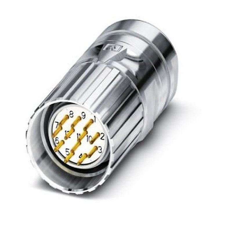 Phoenix Contact Circular Connector, 12 Contacts, Cable, M23 Connector, Plug, Male, IP67, CA Series