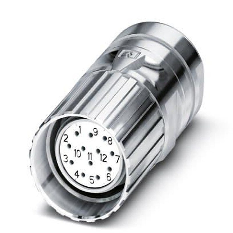 Phoenix Contact Circular Connector, 17 Contacts, Front, M23 Connector, Socket, Female, IP67, CA Series